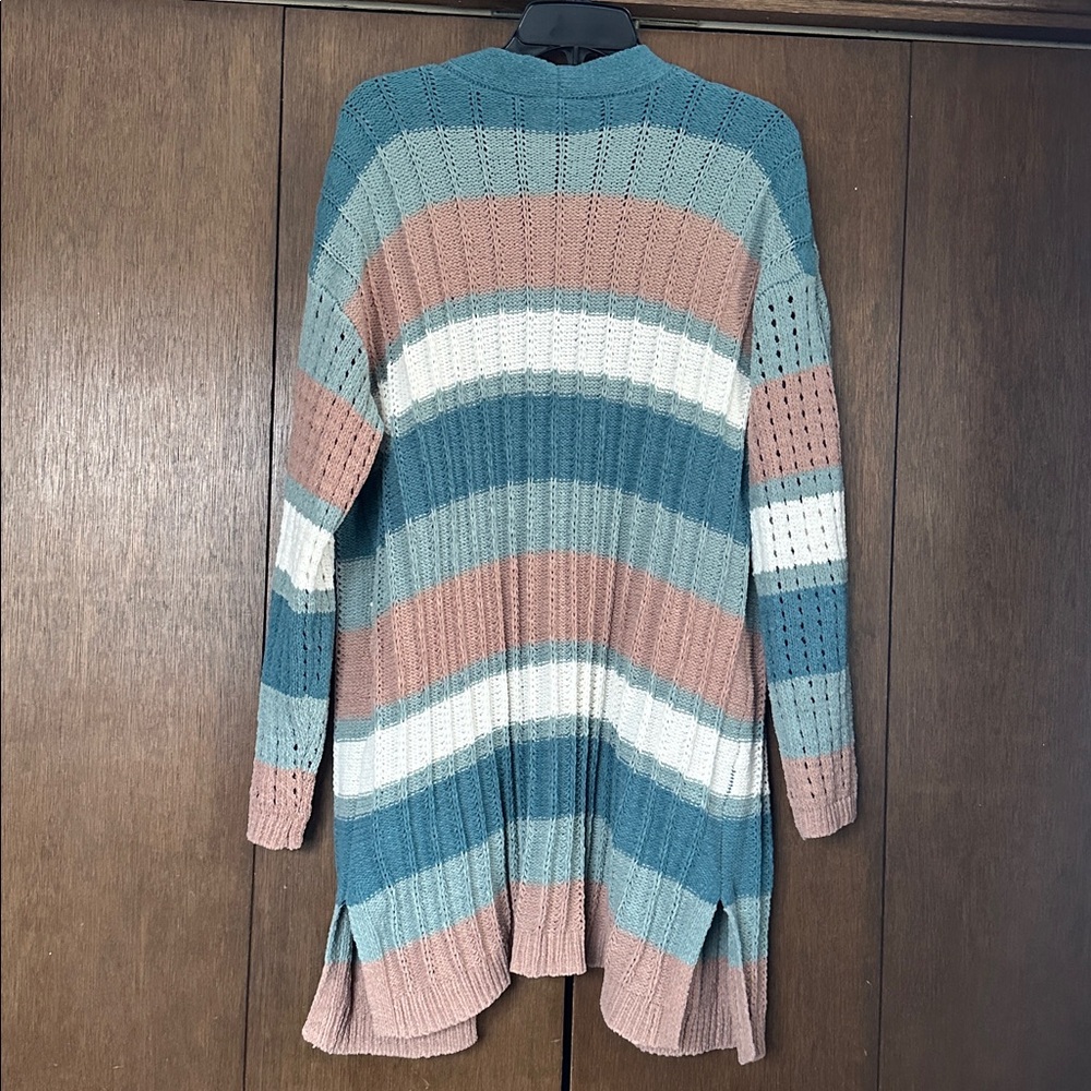 Maurices Multicolor Striped Cardigan NEW with tags! - Picture 4 of 6
